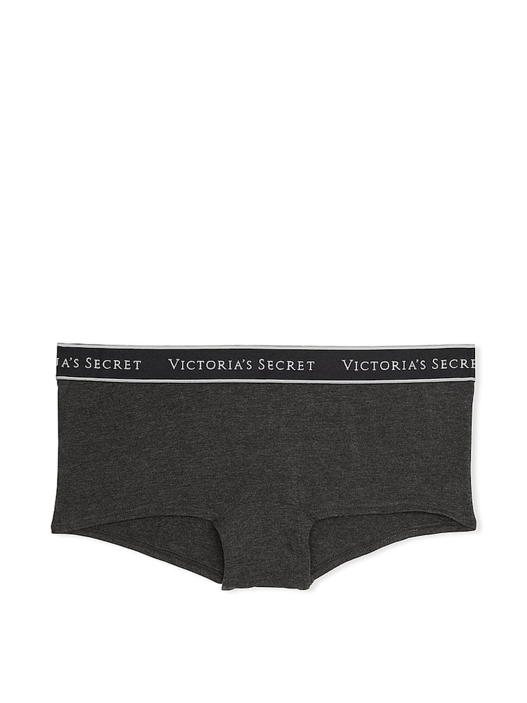 Victoria's Secret Charcoal Heather Grey Short Knickers - Image 3 of 3