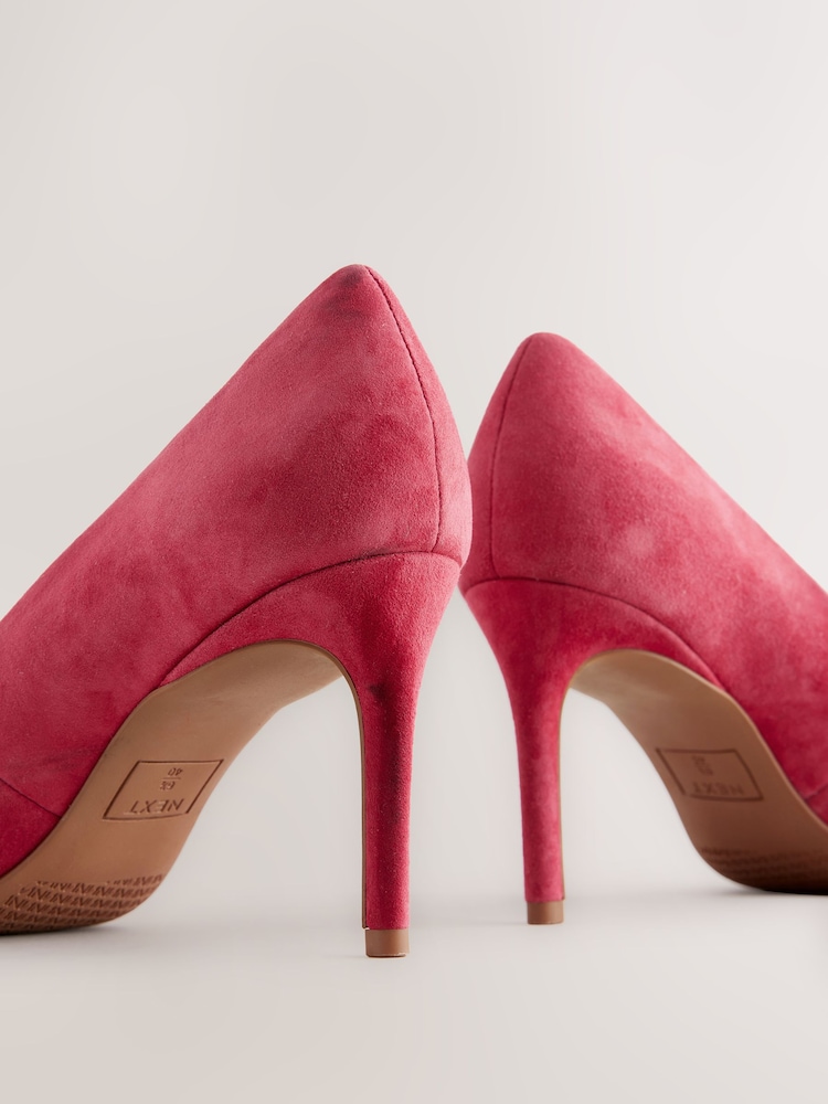 Rotes Wildleder - Forever Comfort® Halbhohe Pumps aus Leder - Bild 5 von 5 Rotes Wildleder - Forever Comfort® Halbhohe Pumps aus Leder - Bild 5 von 5
