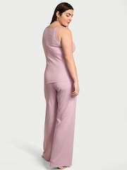 Victoria's Secret Violet Pearl Purple Pointelle Modal Pyjama Set - Image 2 of 2