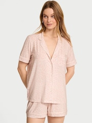 Victoria's Secret White Leopard Modal Short Pyjama Set - Image 1 of 2