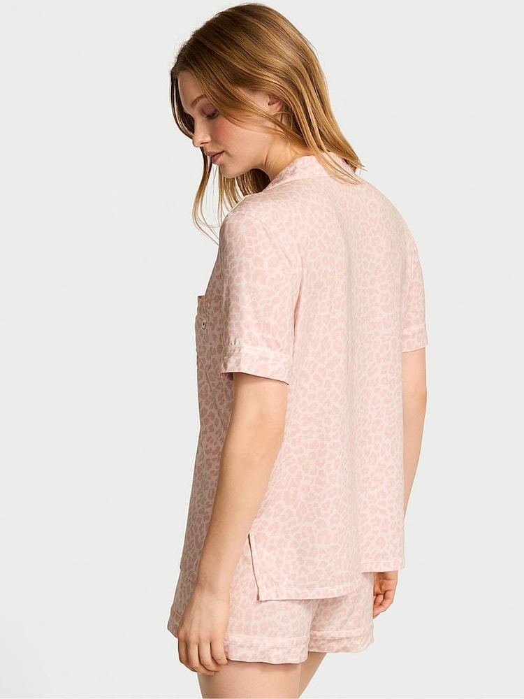 Victoria's Secret White Leopard Modal Short Pyjama Set - Image 2 of 2