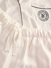 Victoria's Secret White Satin Long Pyjama Set - Image 6 of 7