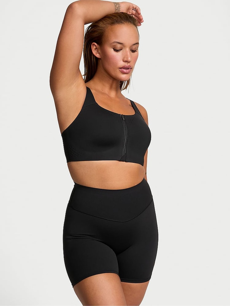 Victoria's Secret Black Elevate™ High Rise Cycling Shorts - Image 1 of 3