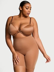 Victoria's Secret Caramel Nude Mid Thigh Shaping SheerSmoothing™ Knickers - Image 1 of 3
