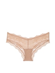 Victoria's Secret Praline Nude Cheeky Rose Lace Knickers - Image 3 of 3