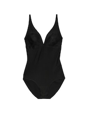 Victoria's Secret Black Shaping SheerSmoothing™ Plunge Bodysuit - Image 3 of 3