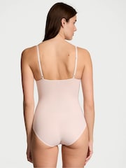 Victoria's Secret Glaze Nude Shaping SheerSmoothing™ Plunge Bodysuit - Image 2 of 3