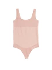 Victoria's Secret Macaron Nude Shaping SmoothingShimmer™ Bodysuit - Image 3 of 3