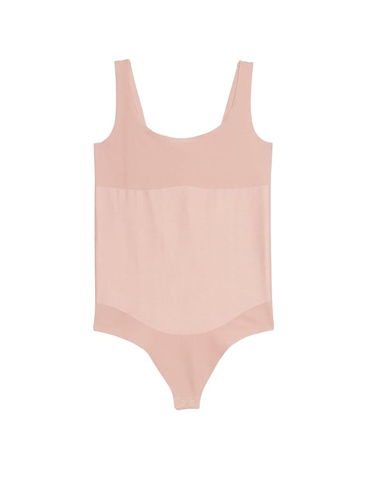 Victoria's Secret Macaron Nude Shaping SmoothingShimmer™ Bodysuit - Image 3 of 3