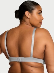 Victoria's Secret Grey Heather Cotton Logo Bralette - Image 2 of 2