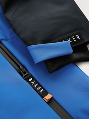 Blauschwarz - Baker by Ted Baker Shower Resistant Colourblock Coat - Bild 13 von 14