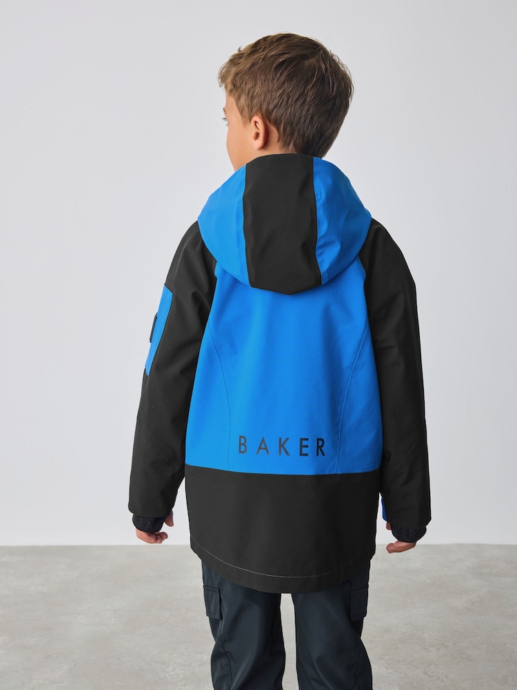 Blauschwarz - Baker by Ted Baker Shower Resistant Colourblock Coat - Bild 2 von 14