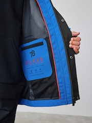 Blauschwarz - Baker by Ted Baker Shower Resistant Colourblock Coat - Bild 8 von 14