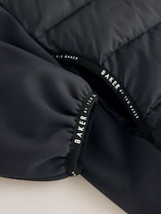 Baker by Ted Baker Shower Resistant Neoprene Padded Black Jacket - Image 14 of 14