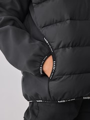Baker by Ted Baker Shower Resistant Neoprene Padded Black Jacket - Image 6 of 14