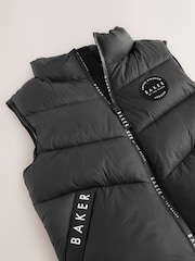 Baker by Ted Baker Shower Resistant Padded Black Gilet - Image 10 of 12