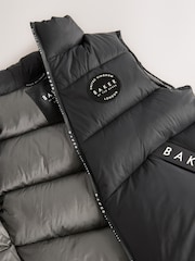 Baker by Ted Baker Shower Resistant Padded Black Gilet - Image 12 of 12