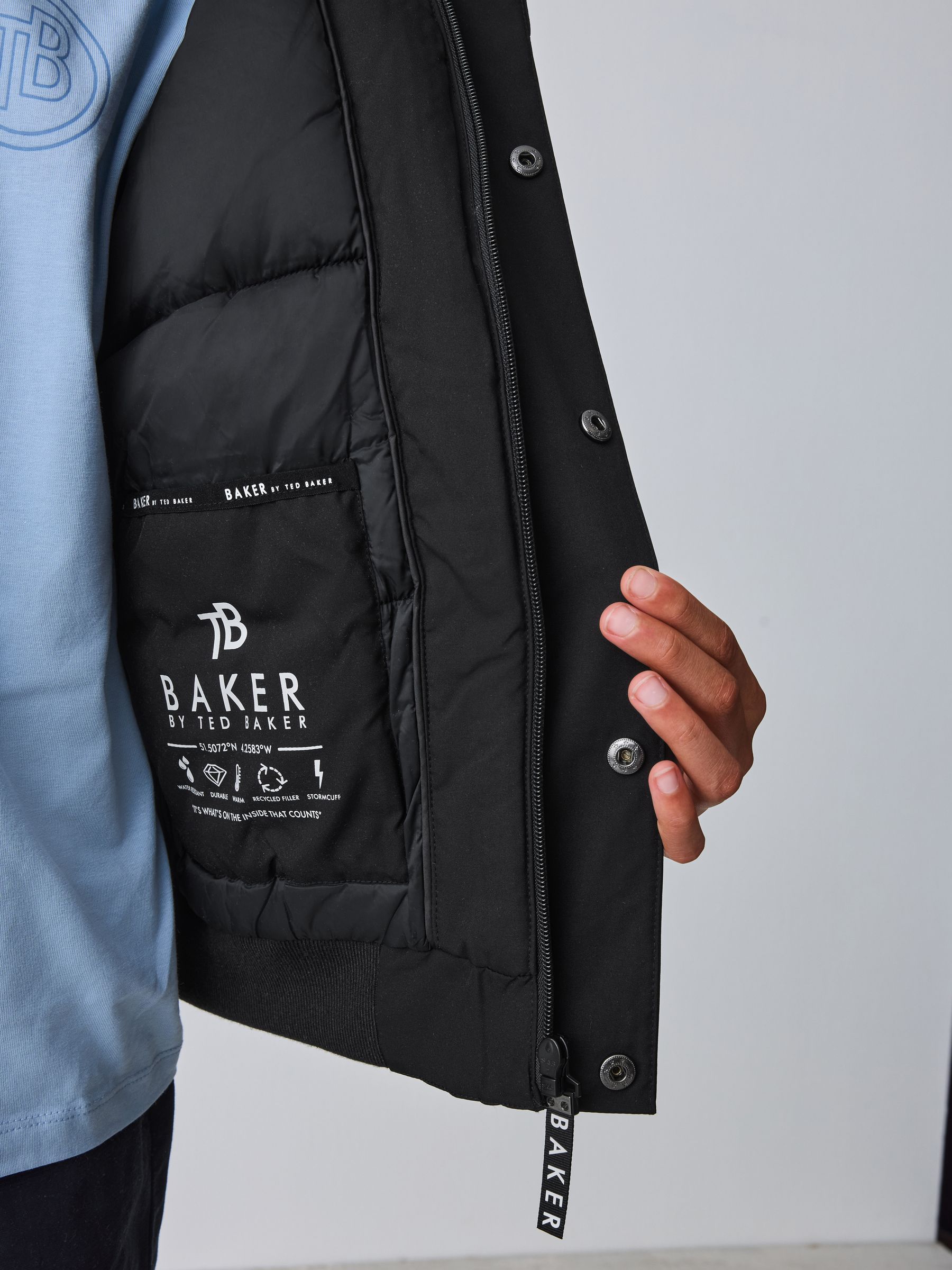 Next：日本 Baker by Ted Baker 小雨耐性 パッド入り ボンバー