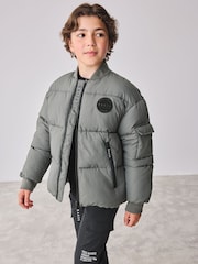 Baker by Ted Baker Shower Resistant Padded Bomber Jackets - Image 1 of 8
