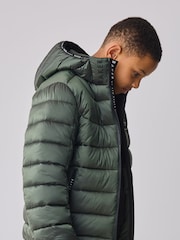 Baker by Ted Baker Shower Resistant Midweight Padded Coat - Image 4 of 16