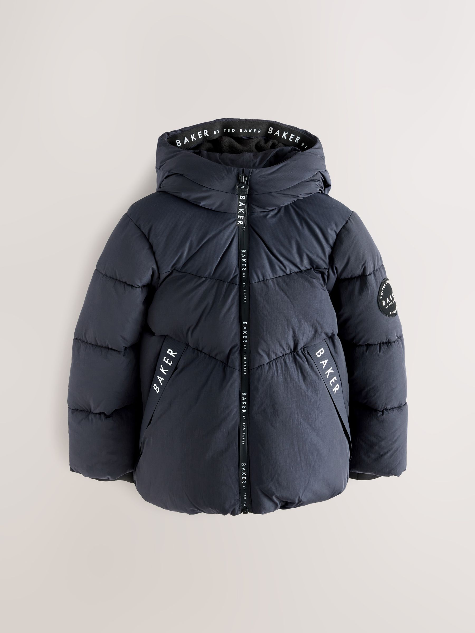 アウター Baker by Ted Baker Padded Coat Buy Baker by Ted Baker Pink Shower Resistant Peplum Hem