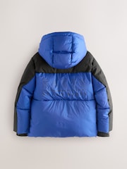 Baker By Ted Baker Shower Resistant Colourblock Padded Jackets - Image 10 of 14