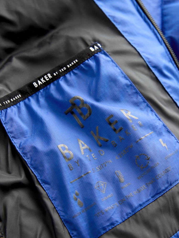 Baker By Ted Baker Shower Resistant Colourblock Padded Jackets - Image 14 of 14