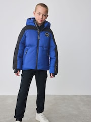 Baker By Ted Baker Shower Resistant Colourblock Padded Jackets - Image 2 of 14