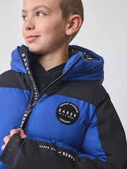 Baker By Ted Baker Shower Resistant Colourblock Padded Jackets - Image 4 of 14