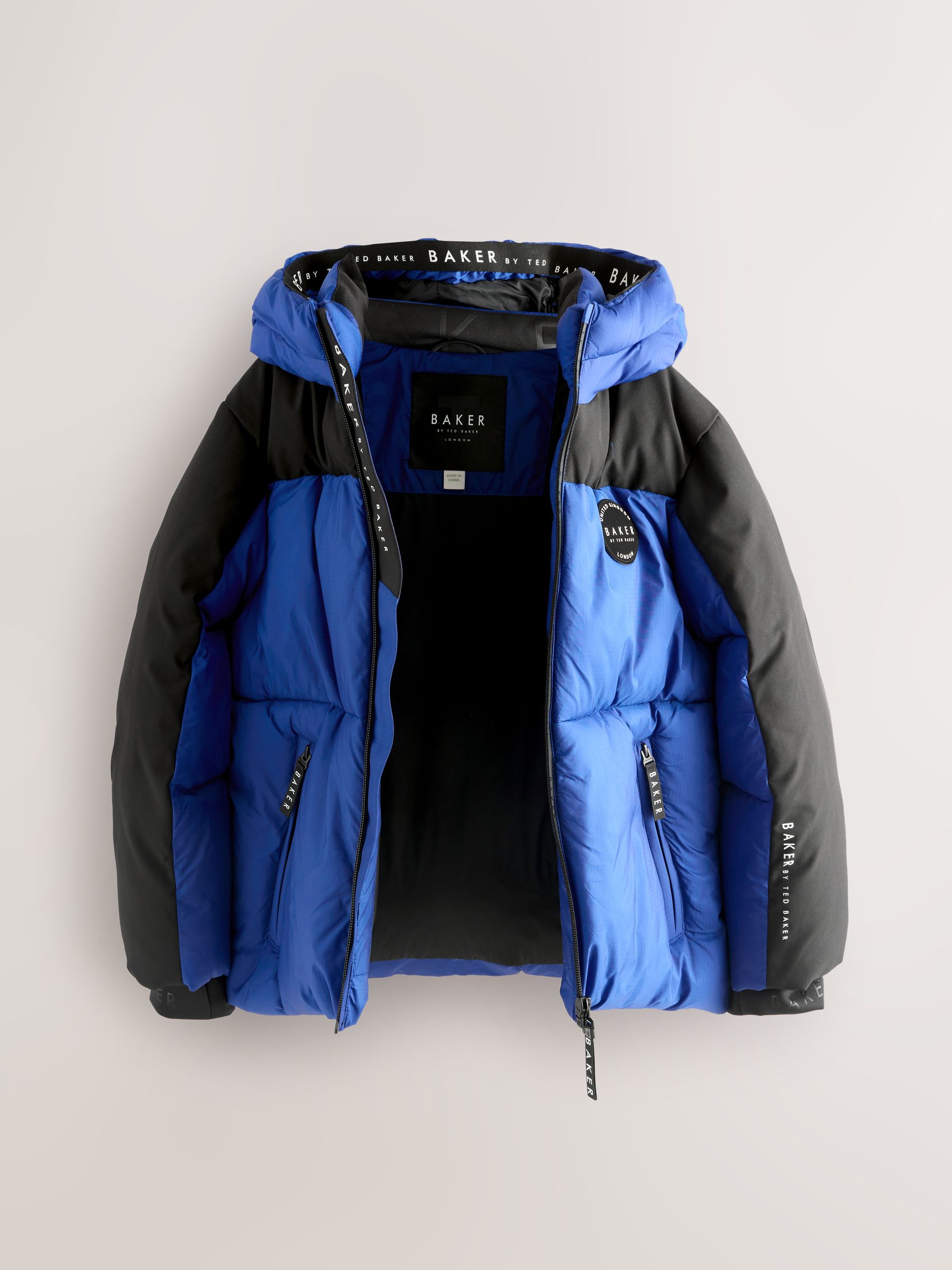 Buy Baker By Ted Baker Shower Resistant Colourblock Padded Jackets