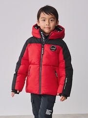 Baker By Ted Baker Shower Resistant Colourblock Padded Jackets - Image 1 of 14