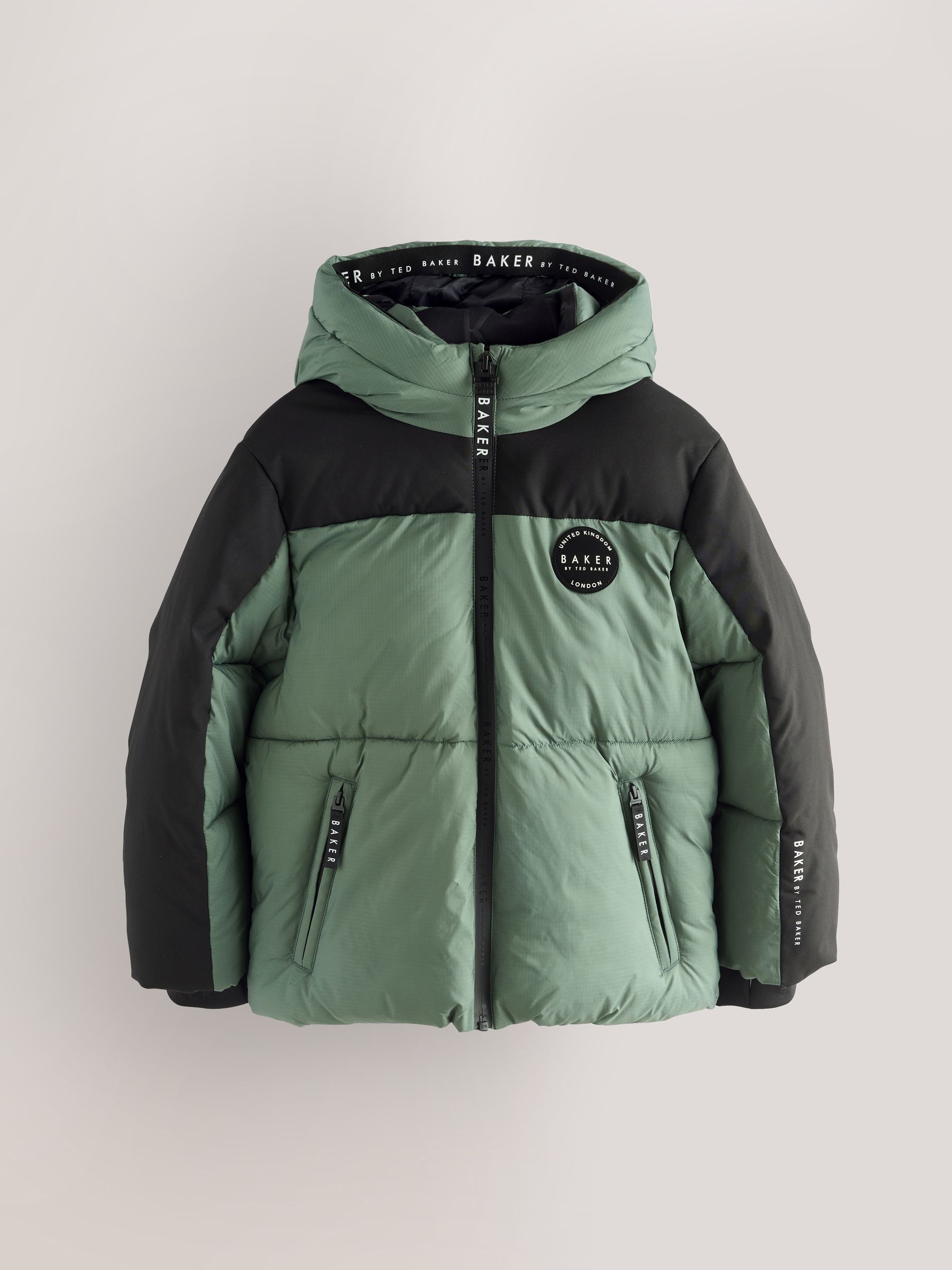 Buy Baker By Ted Baker Shower Resistant Colourblock Padded Jackets