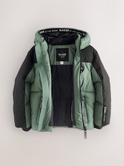 Baker By Ted Baker Shower Resistant Colourblock Padded Jackets - Image 9 of 13