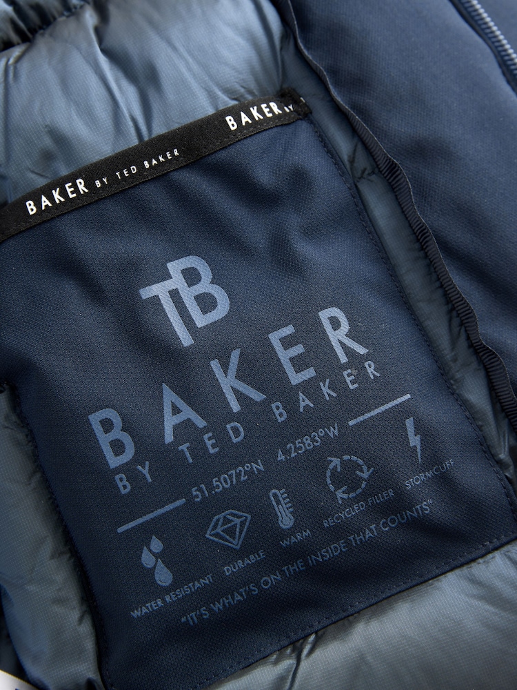 Baker by Ted Baker Shower Resistant Parka Coat - Image 14 of 14