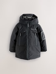 Baker by Ted Baker Shower Resistant Parka Coat - Image 7 of 13