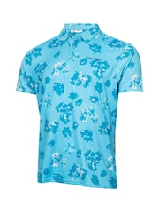Calvin Klein Golf Cyber Floral Printed Polo Shirt - Image 5 of 7