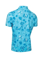 Calvin Klein Golf Cyber Floral Printed Polo Shirt - Image 6 of 7