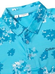Calvin Klein Golf Cyber Floral Printed Polo Shirt - Image 7 of 7