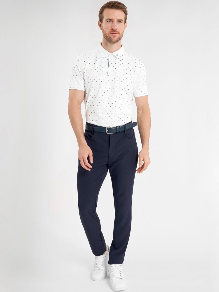 Calvin Klein Golf Riverton White Polo Shirt - Image 2 of 9