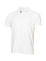 Calvin Klein Golf Riverton White Polo Shirt - Image 5 of 9
