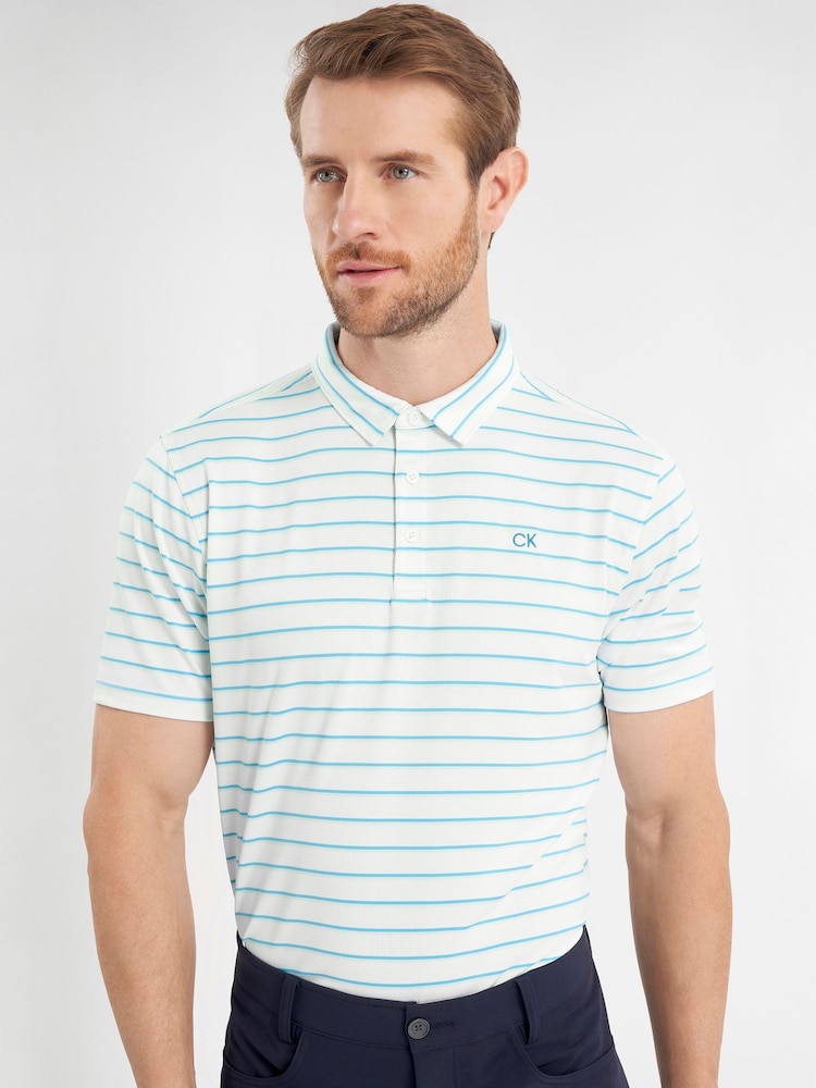 SNOW WHITE - Calvin Klein Golf Winchester Polo Shirt - Image 1 of 9