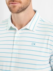 SNOW WHITE - Calvin Klein Golf Winchester Polo Shirt - Image 3 of 9