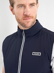 Calvin Klein Golf Blue Trinity Lightweight Gilet - Image 3 of 10