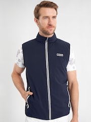 Calvin Klein Golf Blue Trinity Lightweight Gilet - Image 4 of 10