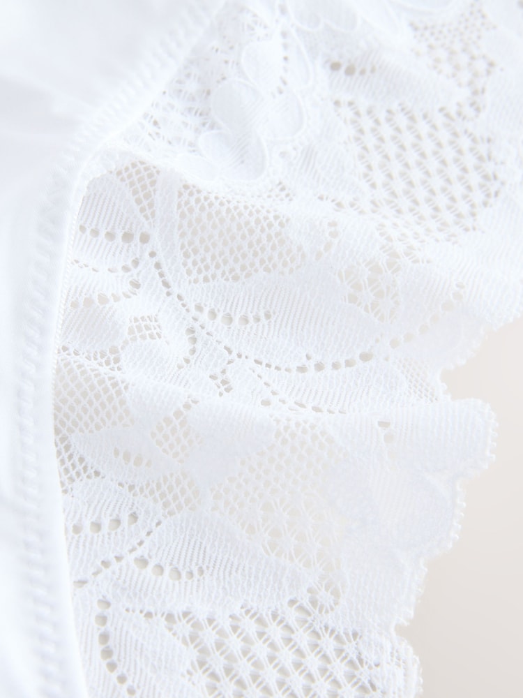 Black/White/Praline Nude 3 Pack Knickers - Image 7 of 7