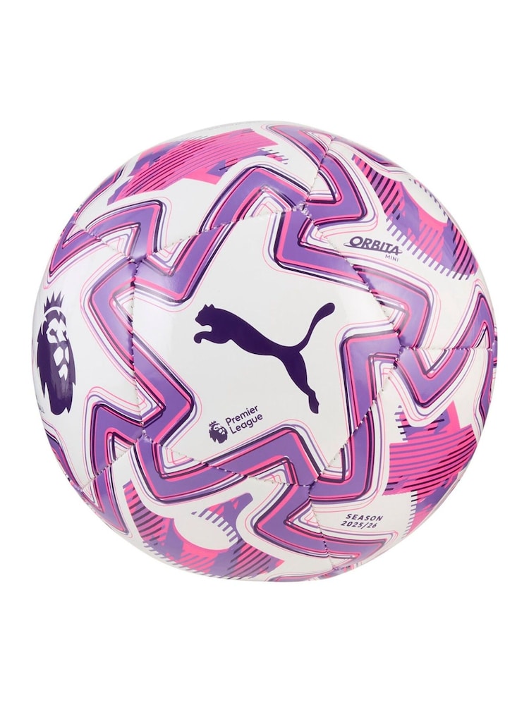 Puma White 25/26 Orbita Mini Premier League Brilliance Football - Image 1 of 5