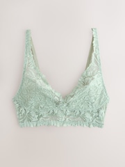 Mint Green Non Pad Non Wire A-E Lace Ultimate Comfort Bra - Image 7 of 9