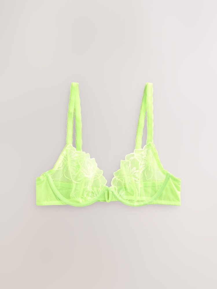 Verde lima - Premium Embroidery Bra - Imagen 1 de 3