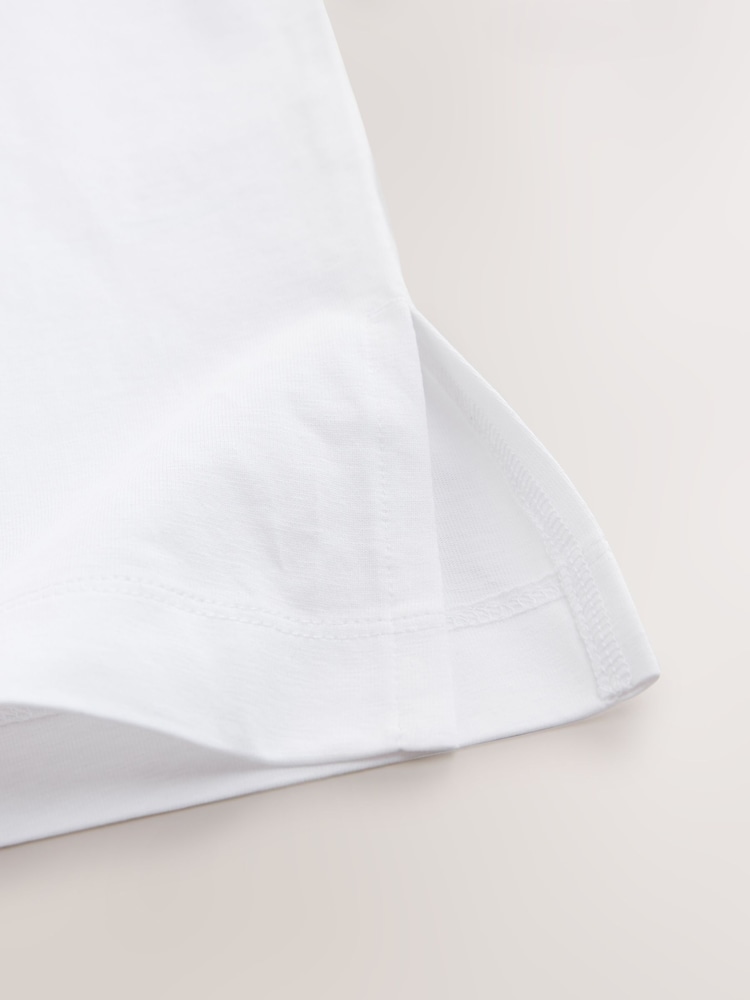 White Flower Vase - Kurzärmeliges Oversize-T-Shirt mit Rundhalsausschnitt und Grafik hinten - Bild 10 von 10 White Flower Vase - Kurzärmeliges Oversize-T-Shirt mit Rundhalsausschnitt und Grafik hinten - Bild 10 von 10