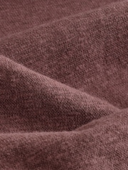 Chocolate Brown Oversized V-Neck Short Sleeve T-Shirt - Image 6 of 6